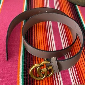 Inspired GG belt - taupe